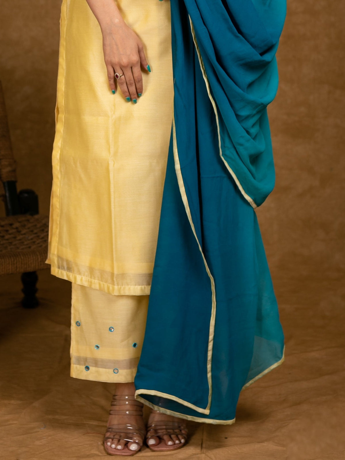 Chanderi pant