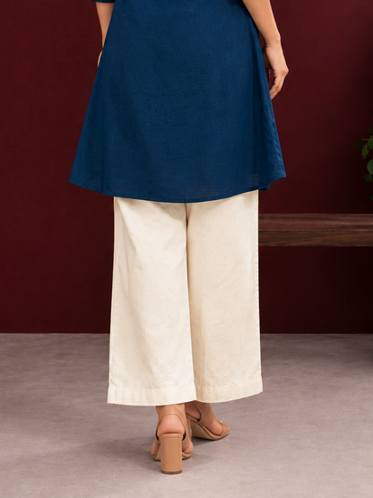 Timeless Rayon Straight Pants — back view