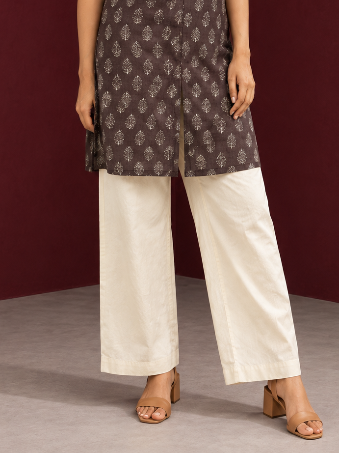 Timeless Rayon Straight Pants — front view — view 2