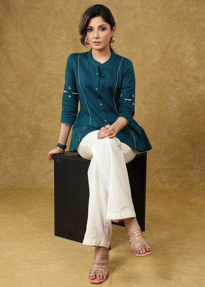 White Cotton Pant