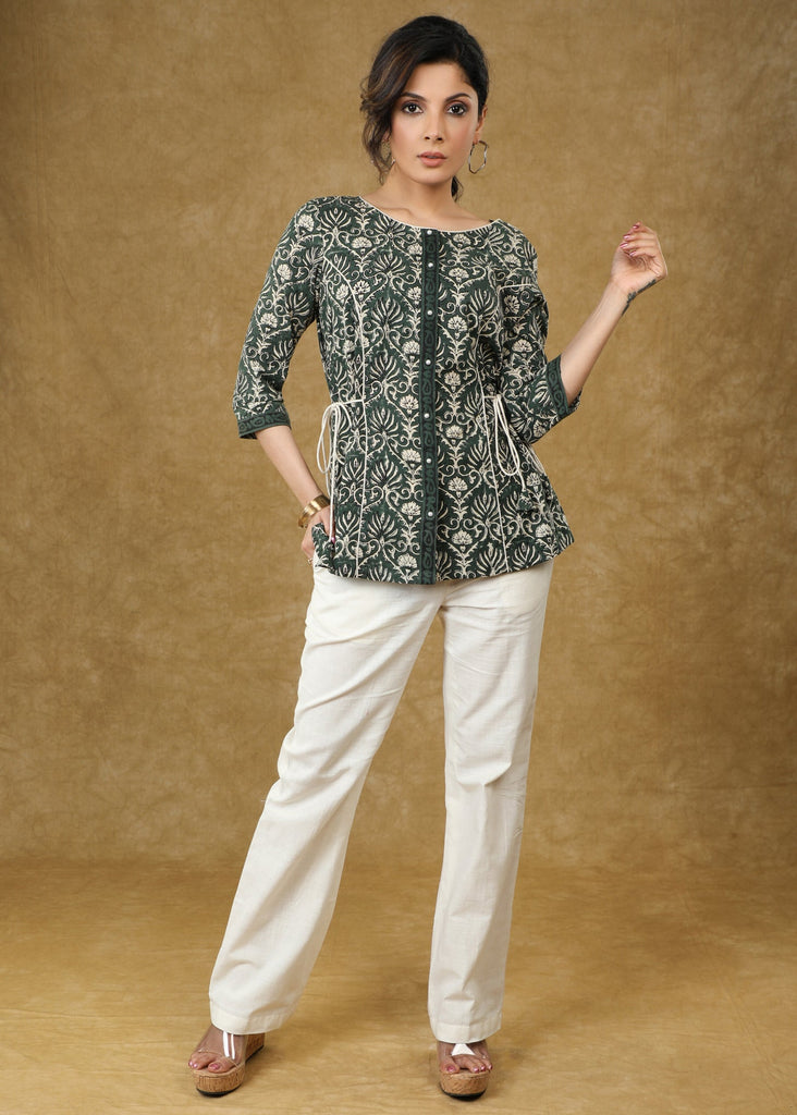 White Cotton Pant