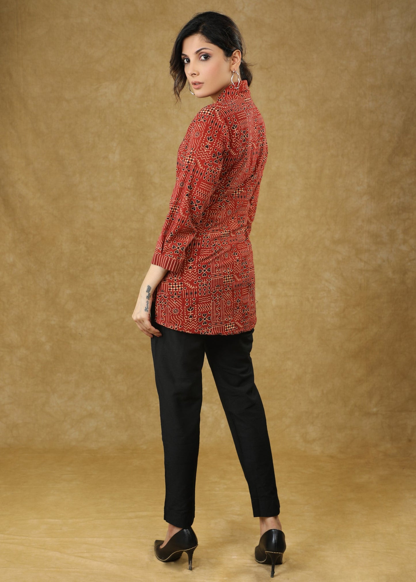 Black Cotton Pant