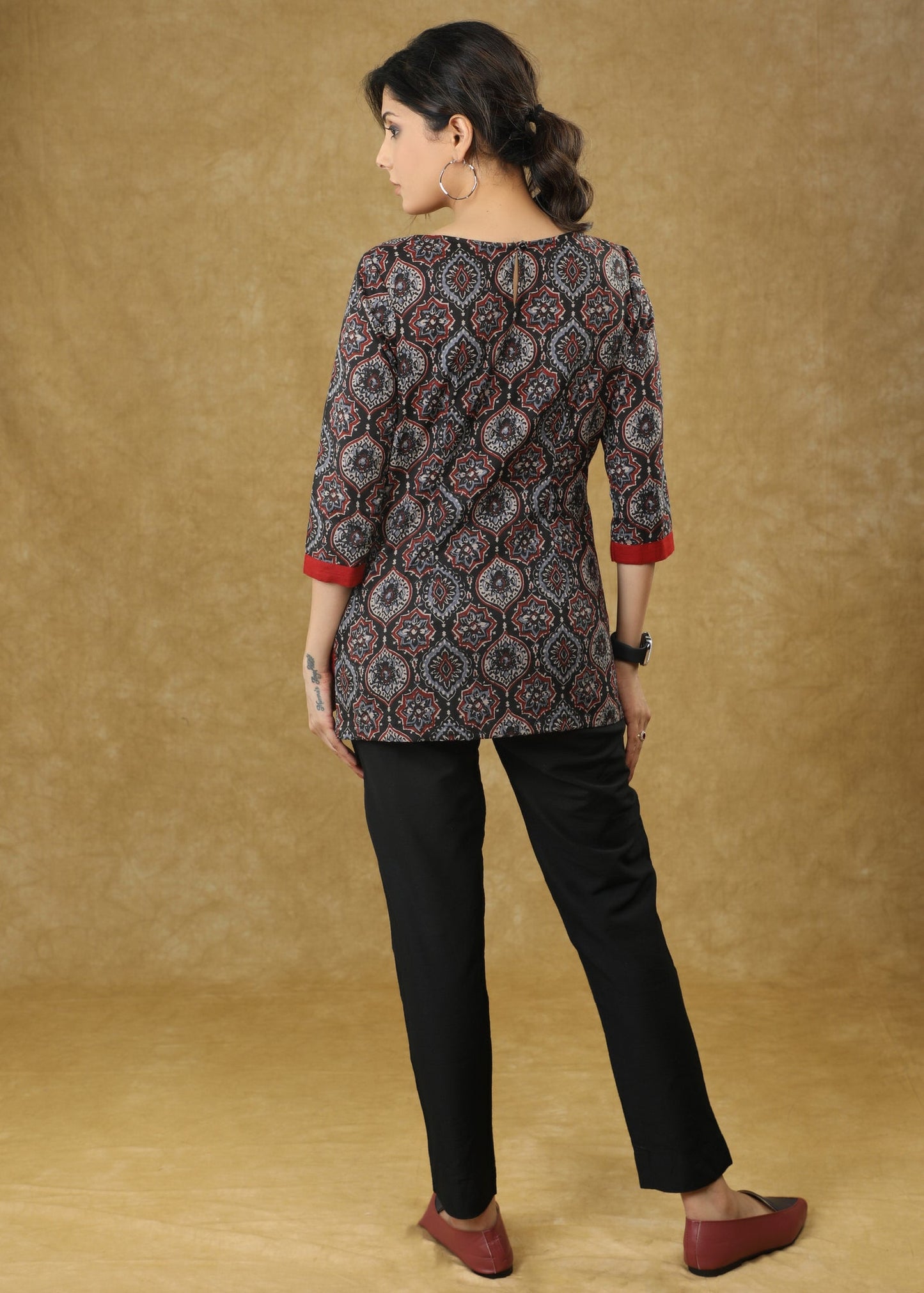 Black Cotton Pant