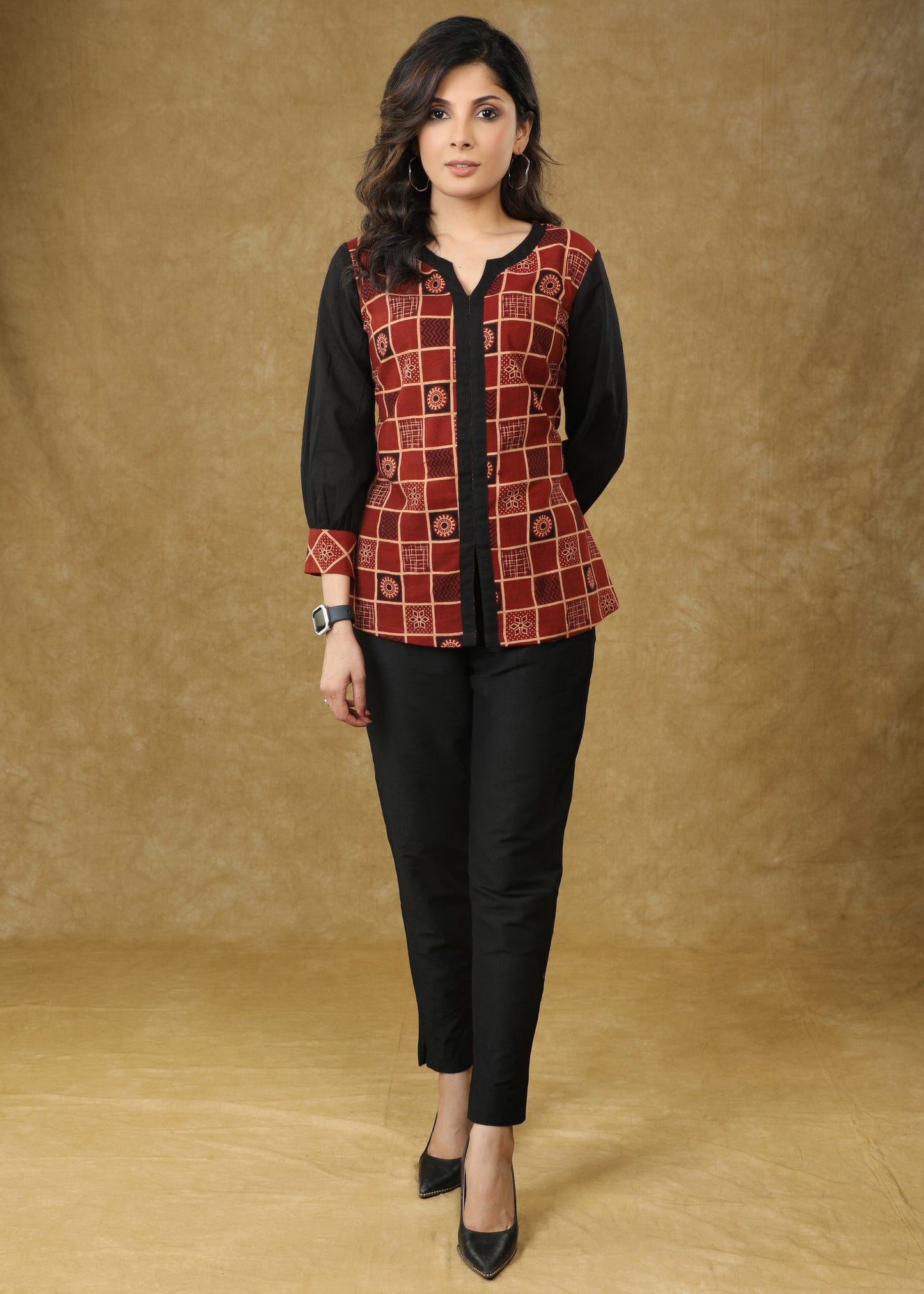 Black Cotton Pant