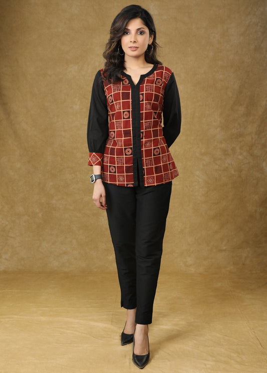 Black Cotton Pant