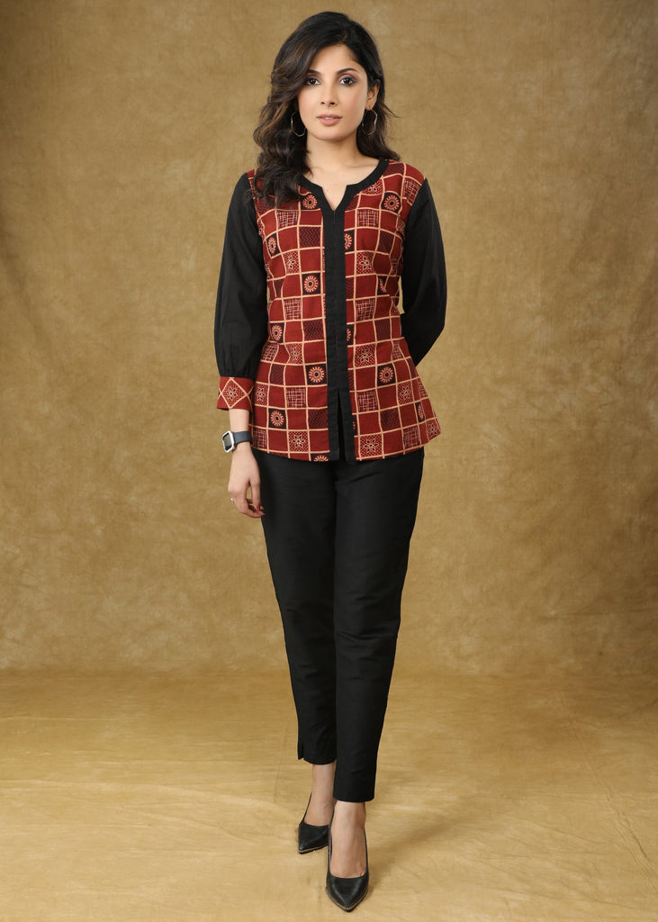 Black Cotton Pant