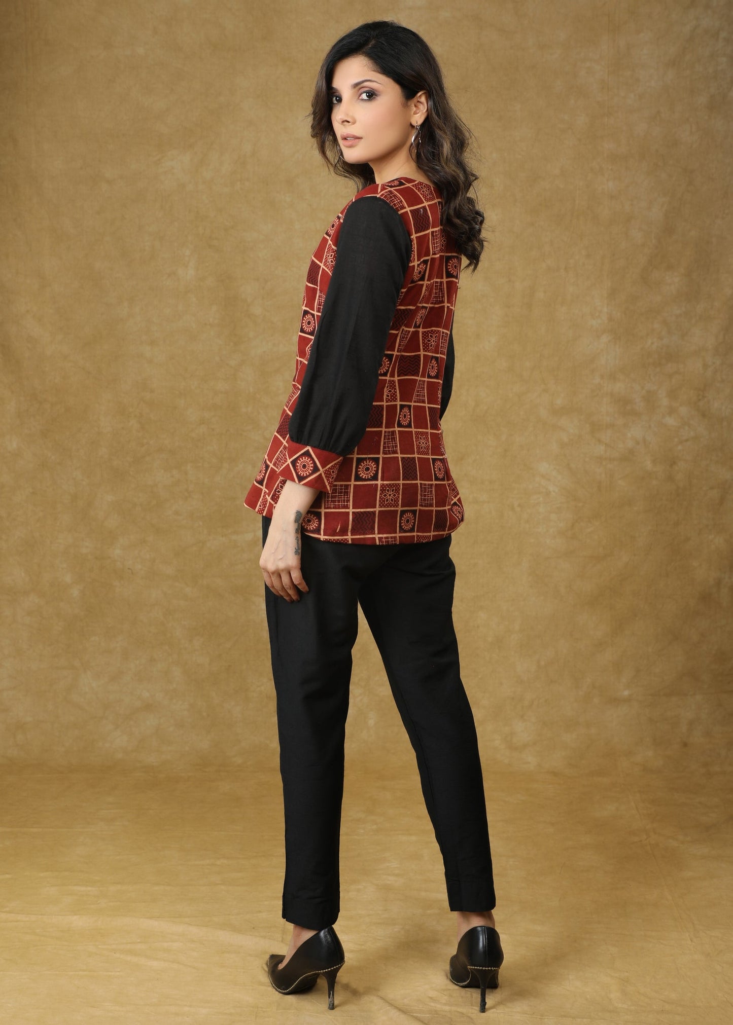 Black Cotton Pant