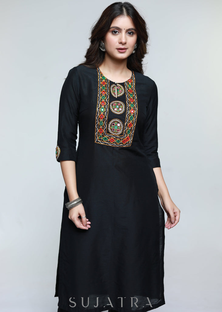 Black Cotton Pant