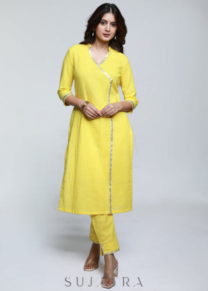 Yellow Cotton Pant
