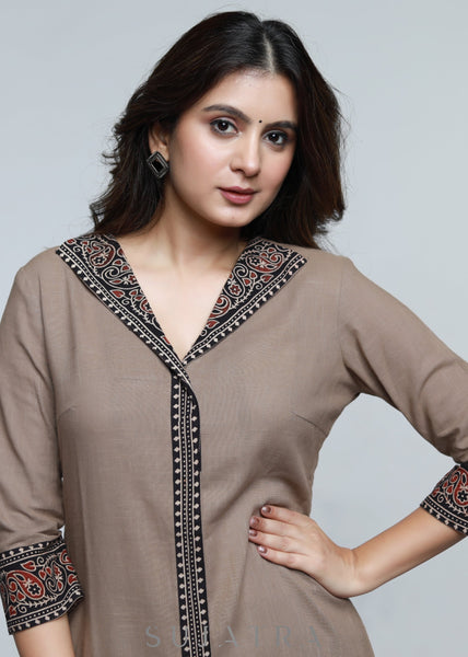 Black Cotton Silk Pant