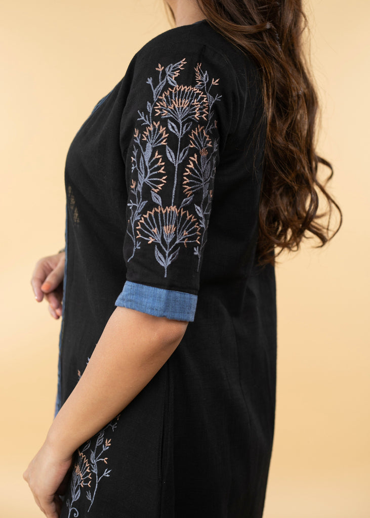 Black Cotton Pant