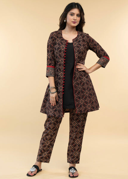 Black Cotton Pant