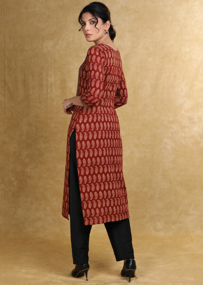Black Cotton Silk Pant