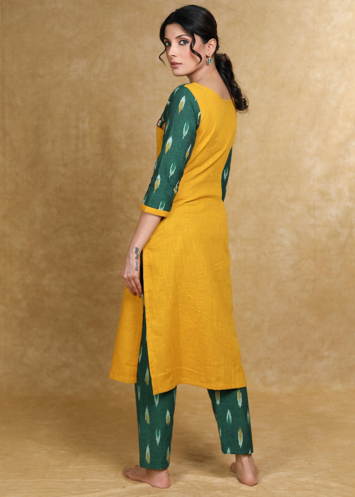 Green Cotton Pant
