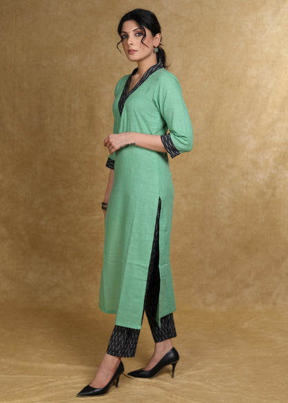 Black Cotton Pant