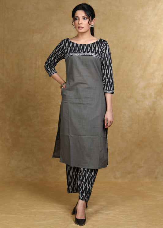 Black Cotton Pant