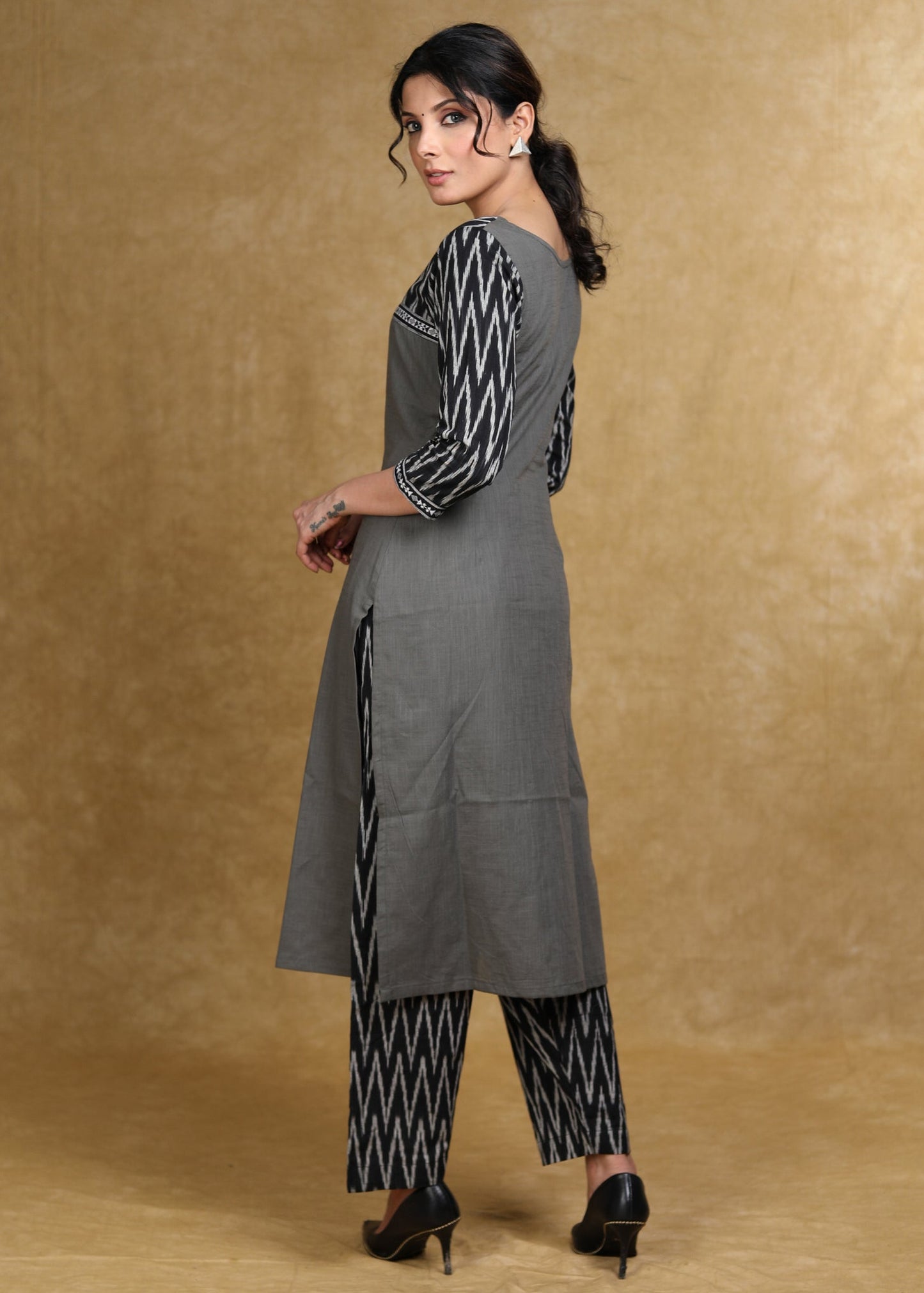 Black Cotton Pant
