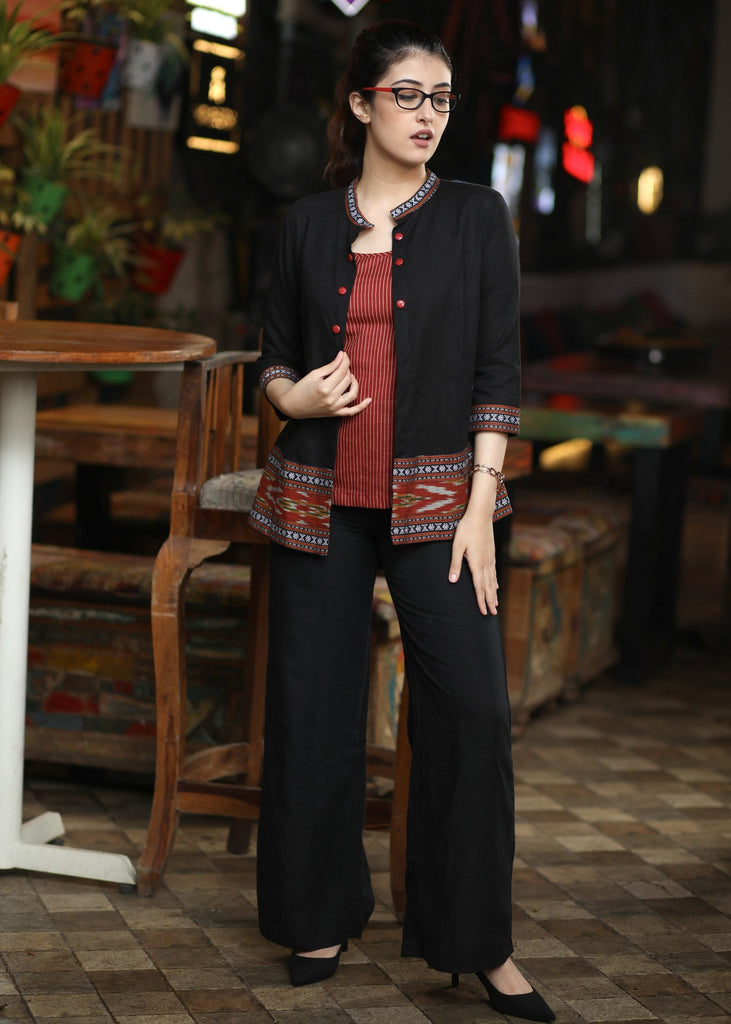 Black Cotton Pant