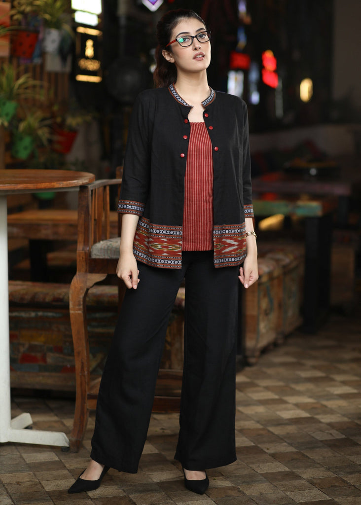 Black Cotton Pant