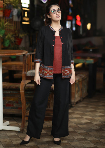 Black Cotton Pant