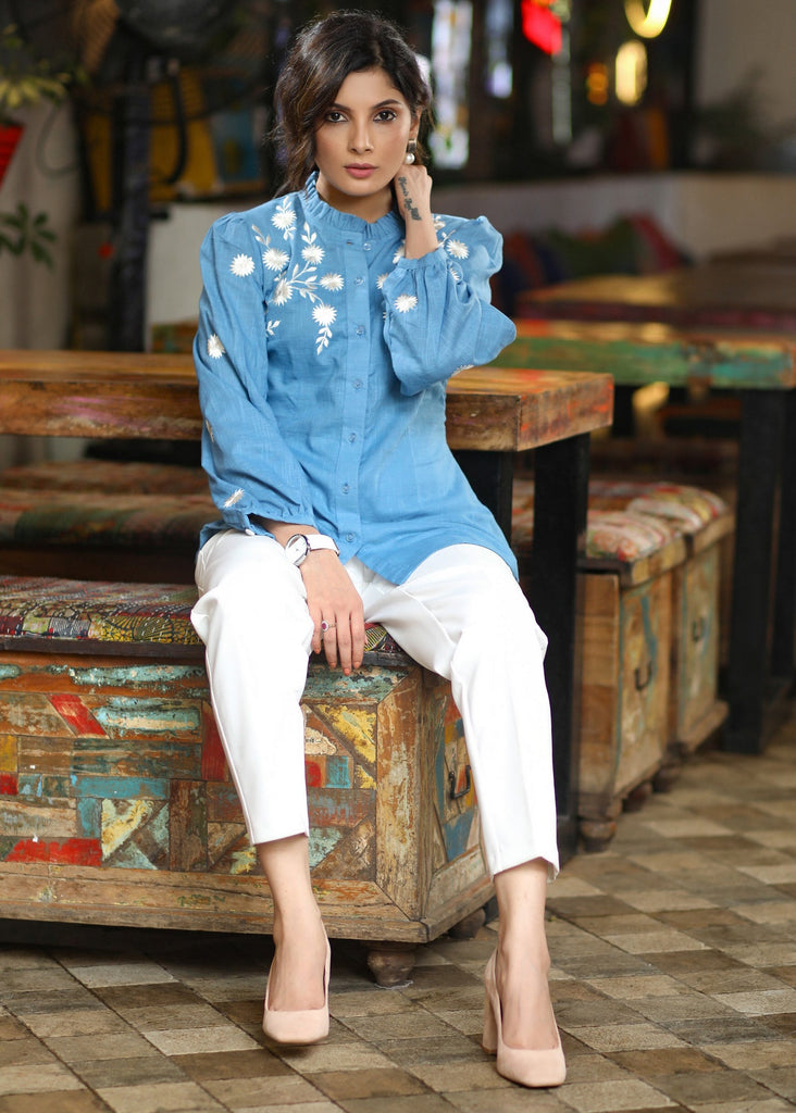 White Cotton Pant