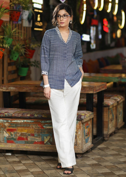 White Cotton Pant