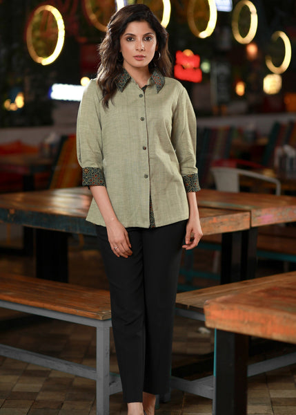 Black Cotton Pant