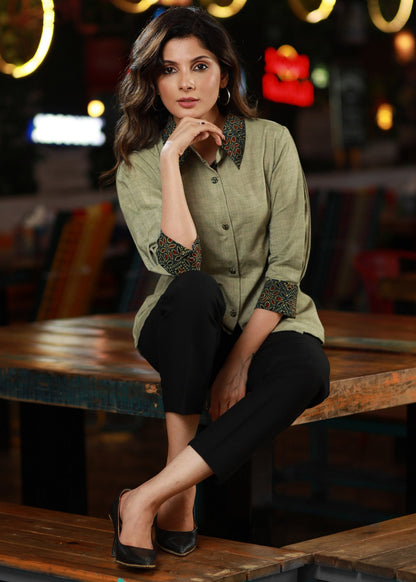 Black Cotton Pant