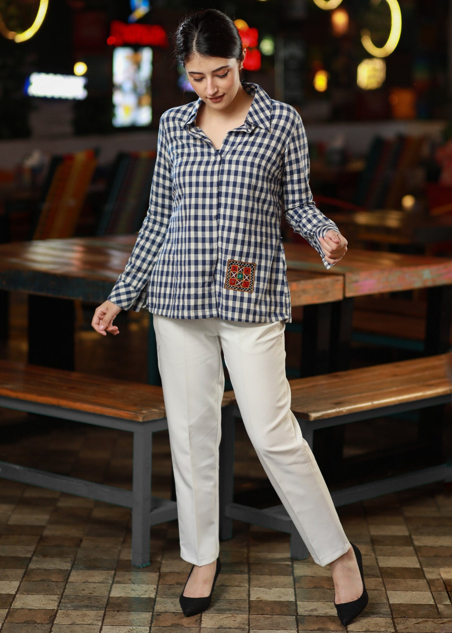 White Cotton Pant