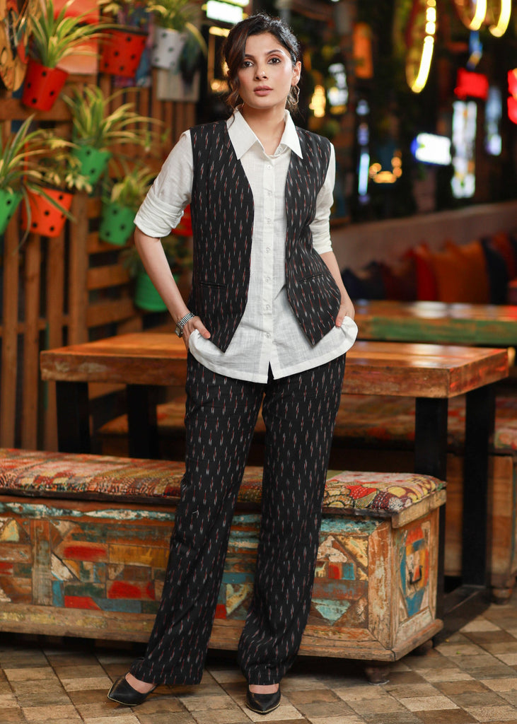 Black Cotton Pant