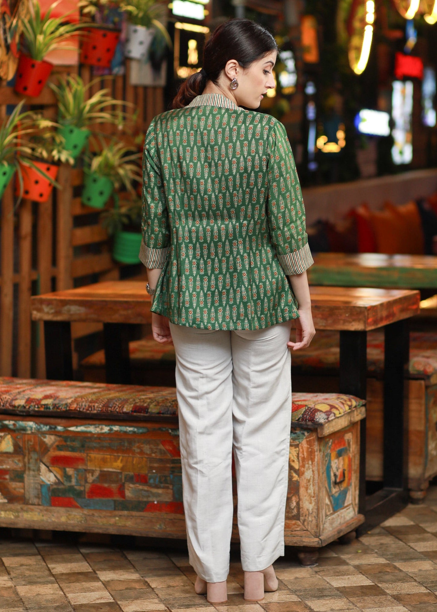 White Cotton Pant