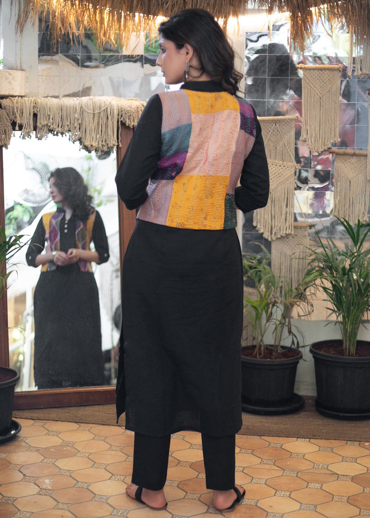 Black Cotton Pant