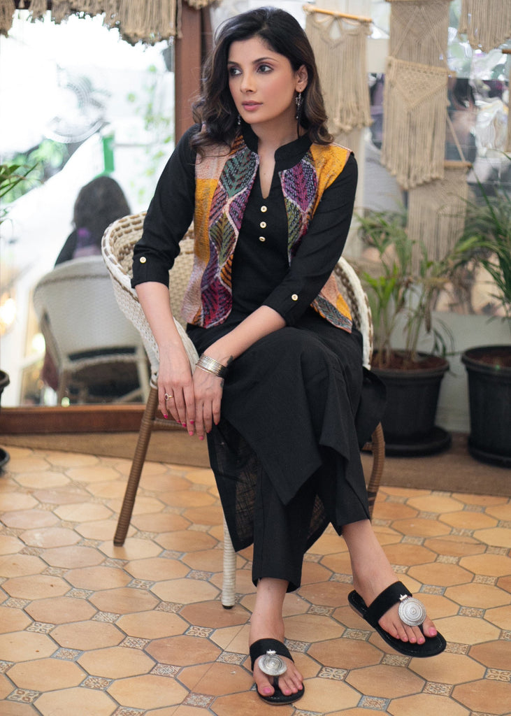 Black Cotton Pant