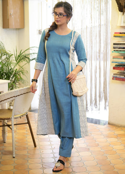 Powder Blue Cotton Pant