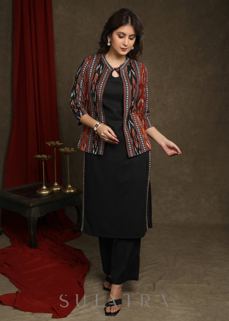 Black Cotton Pant