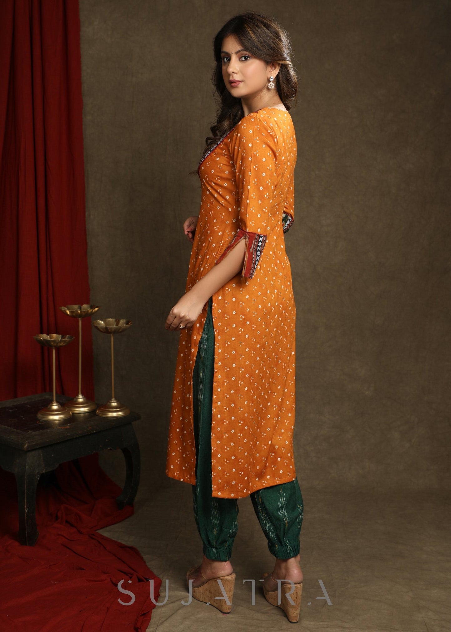 Green Cotton Pant
