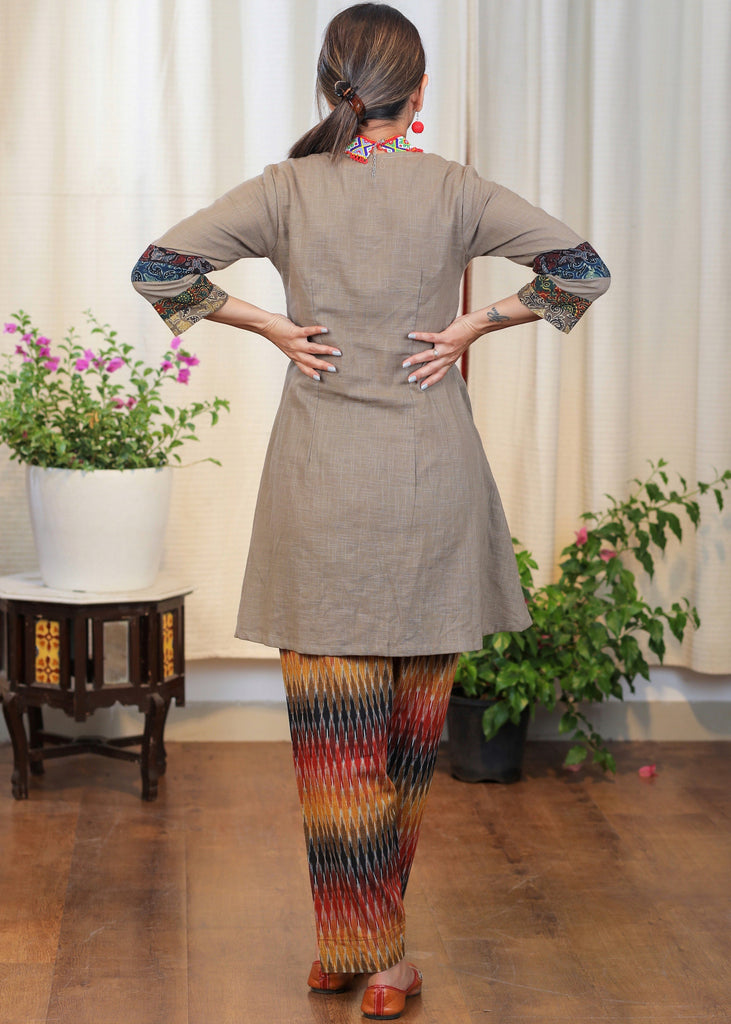 Multicolour Cotton Pant