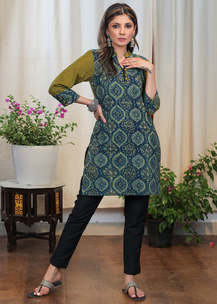 Black Cotton Silk Pant