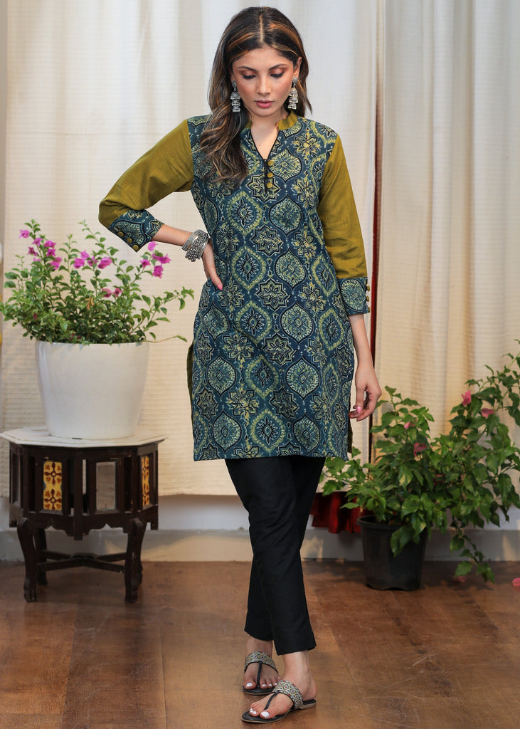 Black Cotton Silk Pant