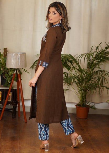 Indigo Cotton Pant