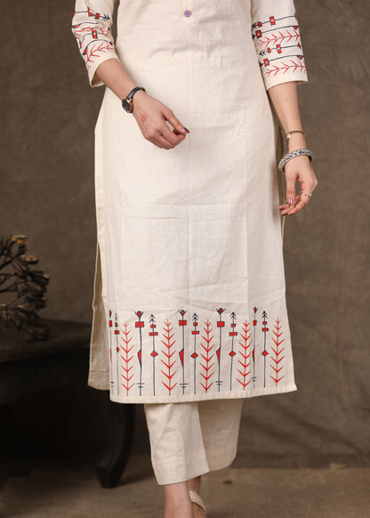 Hand painted kurta