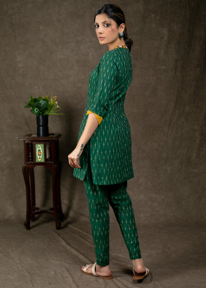 Green Cotton Pant