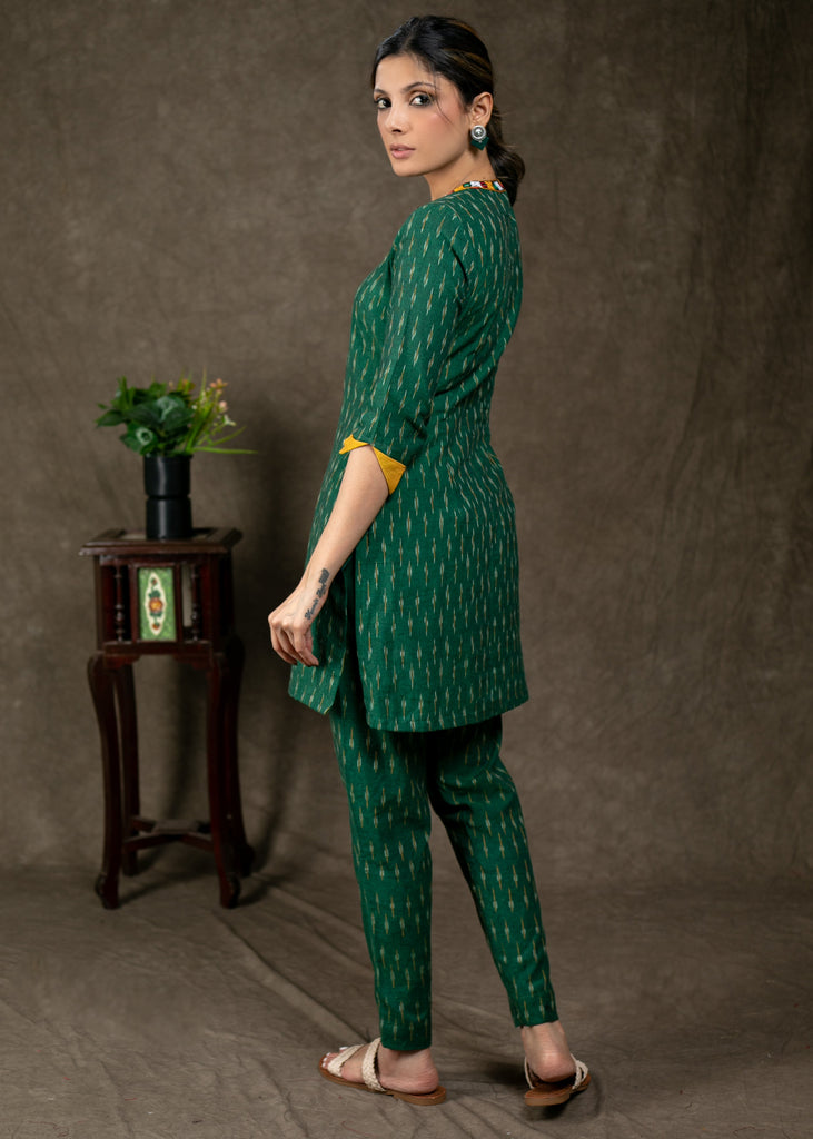 Green Cotton Pant