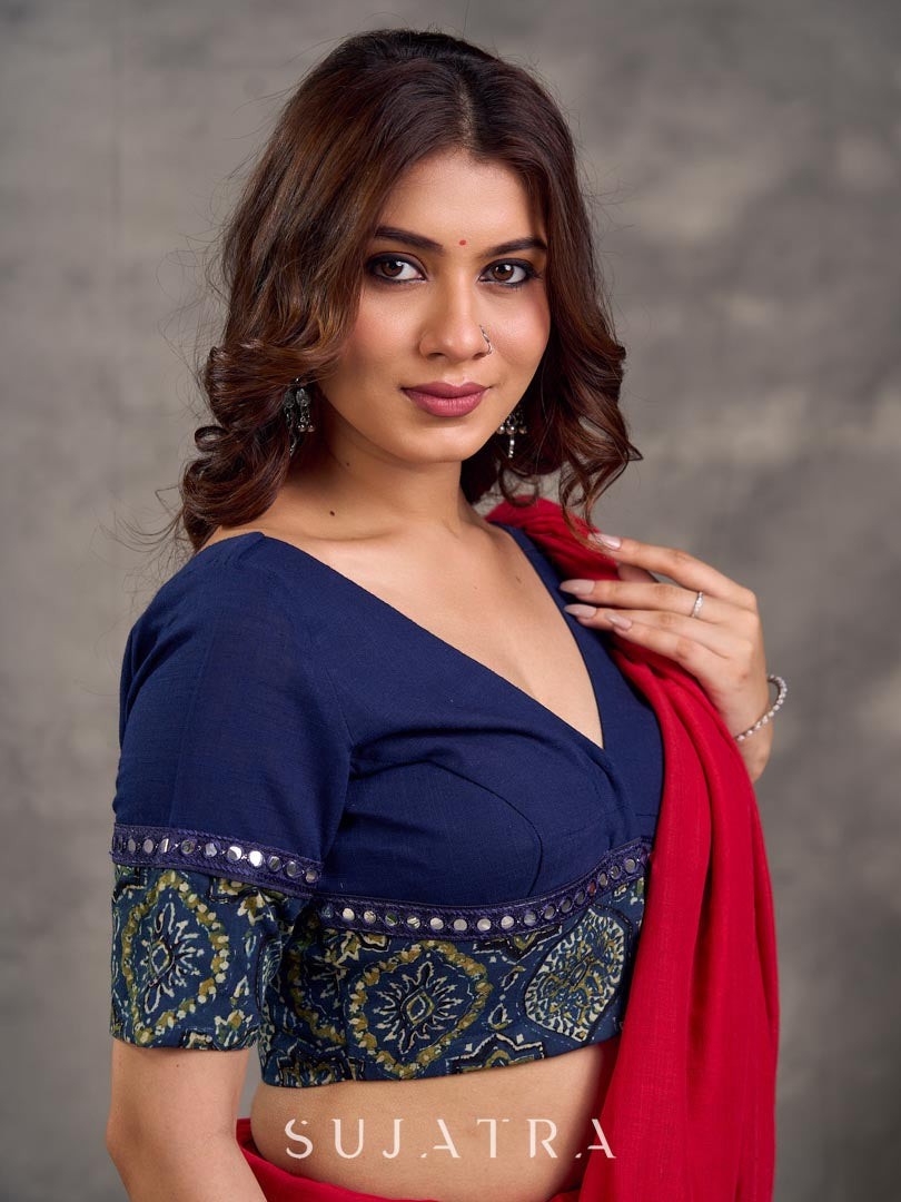 Classic Pink Cotton Saree