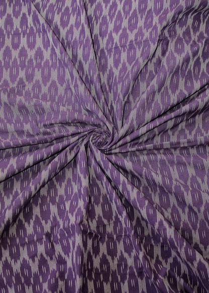 Purple Coloured  Pure Ikat fabric