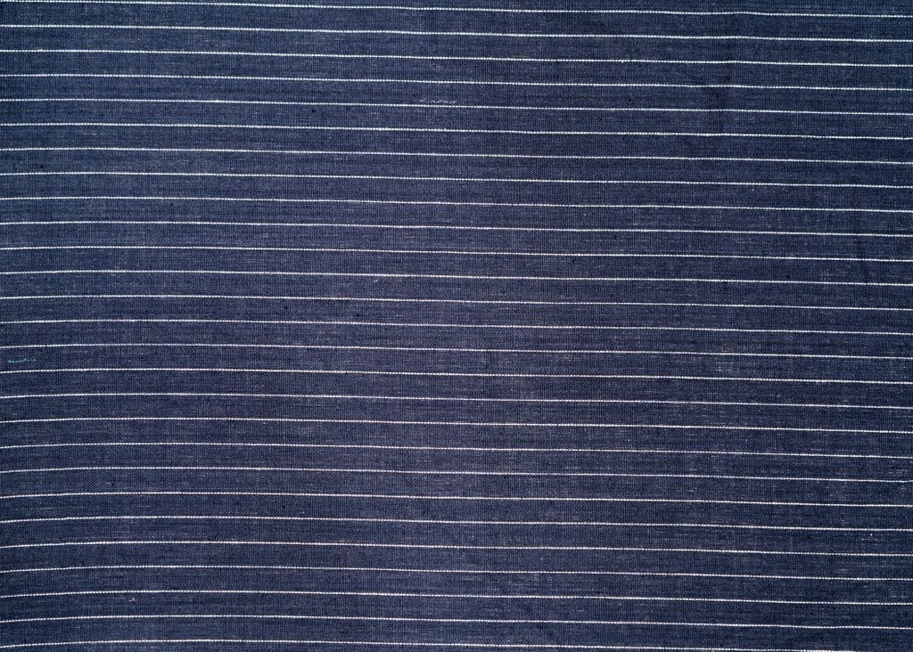 Blue Pure Cotton Handloom Fabric