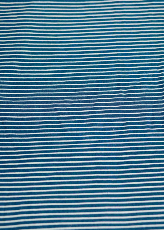 Cotton Line Ajrakh Fabric