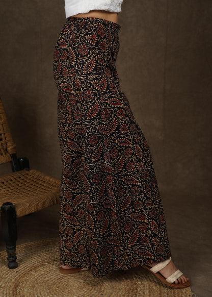 Smart casual Ajrakh Palazzo Pant