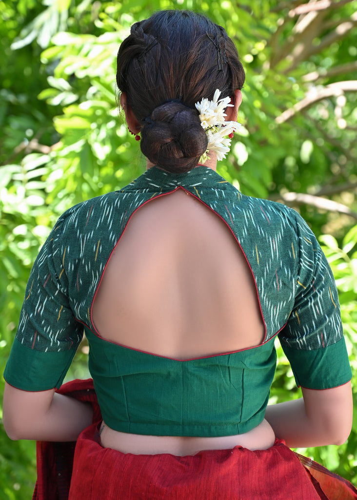 High back neck blouse 2025