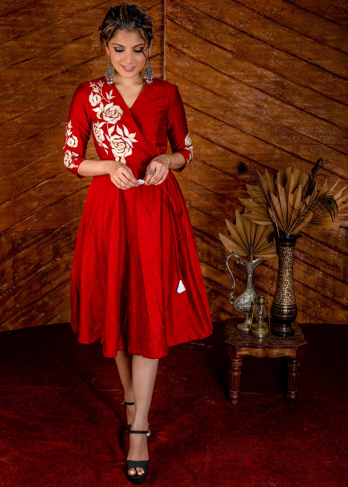 silk cotton dress design 7 Cotton silk gown ideas